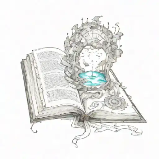 Fantasy World Breaking Out Of A Book Into The Real World