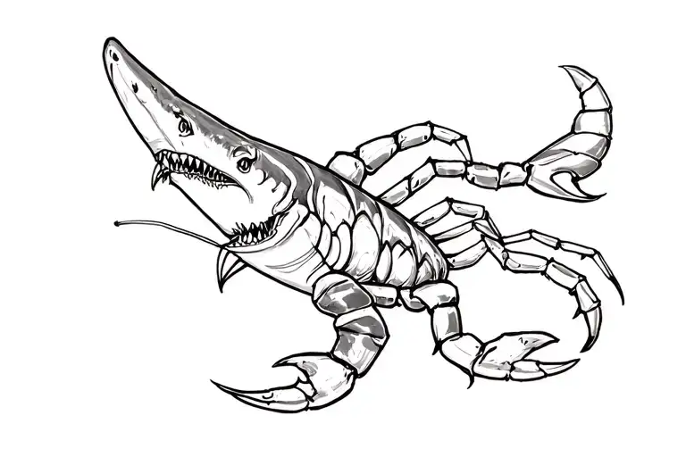Shark And Scorpion
