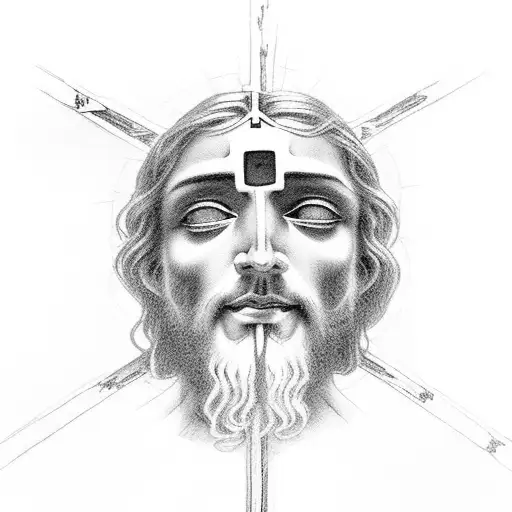 Jesus On The Cross With The Quote Let Your Faith Be Greater Than Your Fear