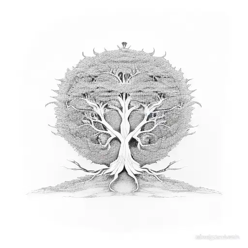 Death Hugging Tree Of Life