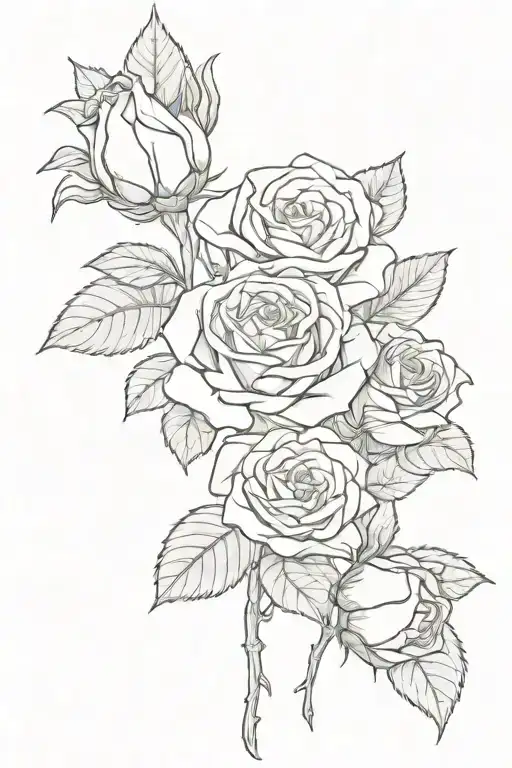 Western And Roses Taytoo