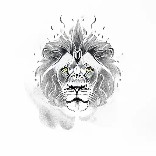 The Lion With Fire In His Hand