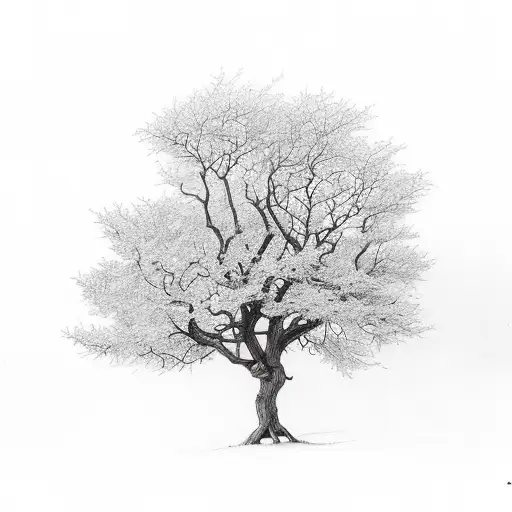 Tree In All 4 Seasons