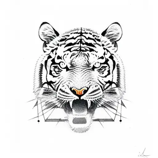 Occult Art With Tiger