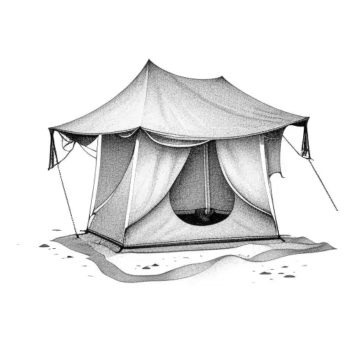 Tent On A Beach