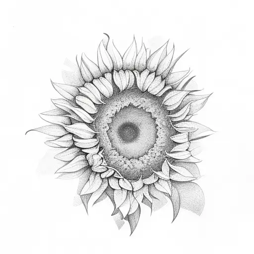 Hourglass With Sunflowers