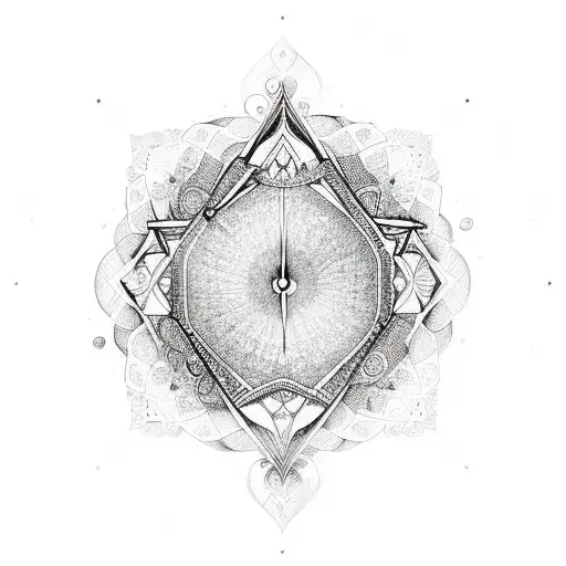 Hourglass With Mandala