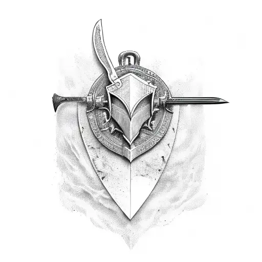 A Heart That A Sword Goes Through It