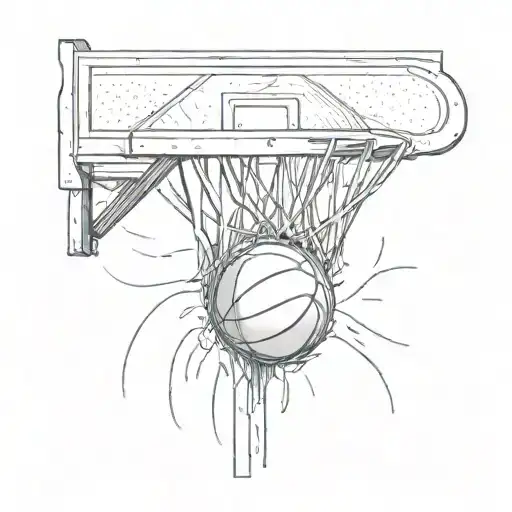 Combine A Basketball And A Cross To Represent Faith And Passion For Sports