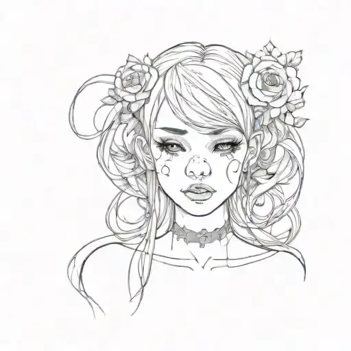 Creepy But Cute Girl And Cute