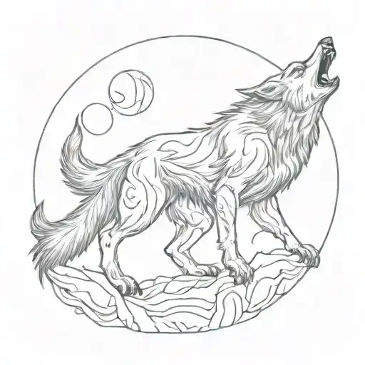 Werewolf Howls At The Moon