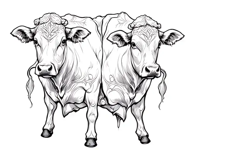 Two-headed Cow