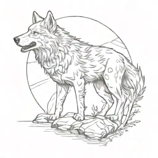 Trials And Triumphs Showcasing The Wolf Achieving Milestones And Overcoming Obstacles