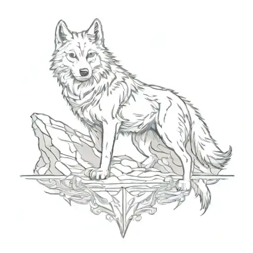 Trials And Triumphs Showcasing The Wolf Achieving Milestones And Overcoming Obstacles