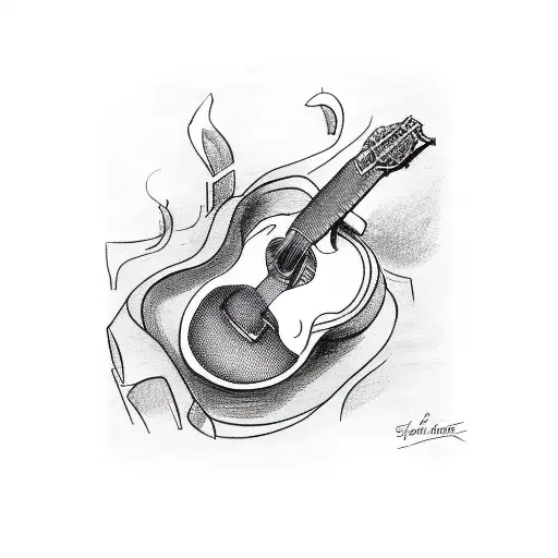 Guitar With A Cigarette Part