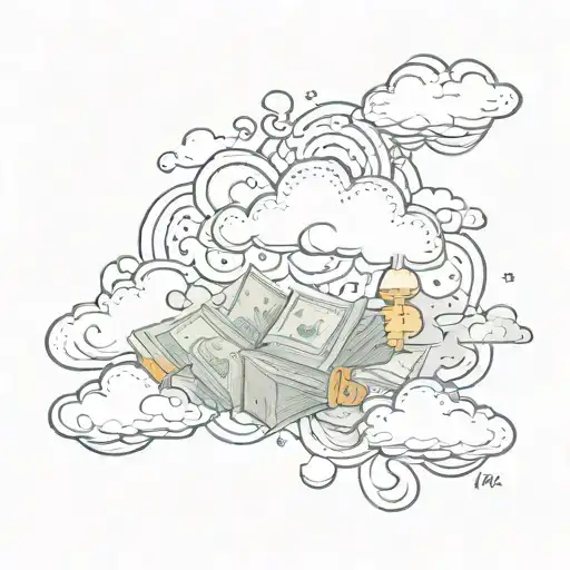 Money And Writing And Clouds