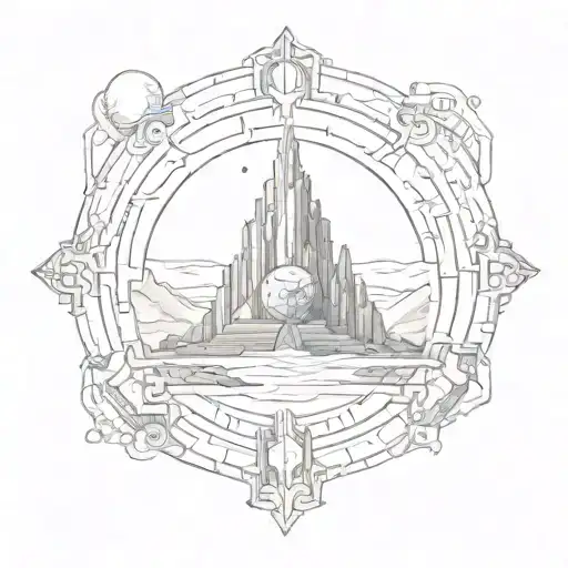 Pluto Symbol Ancient Ruins