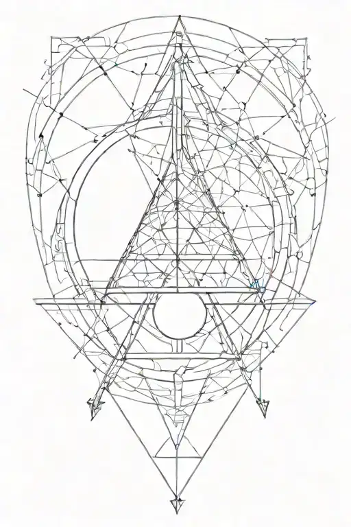 Geometric Shapes And A Hidden Within Deathly Hollows Symbol