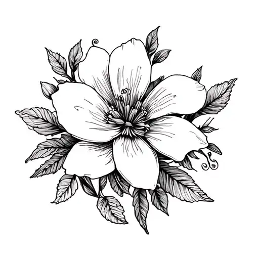 October Flower Blooming