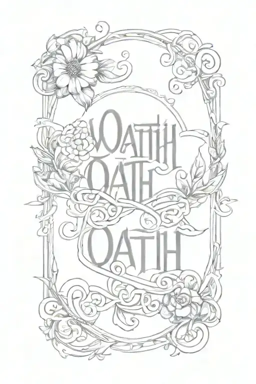 Word Oath Written