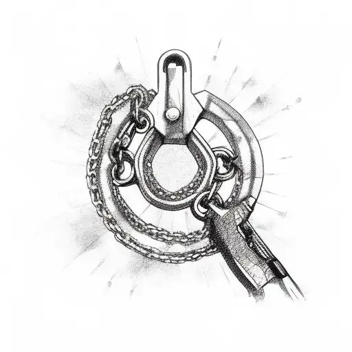 Chain Wrapped Around A Gun