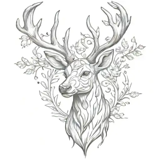 Deer Head Family Crest