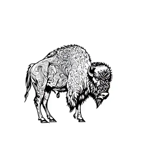Bison And Country