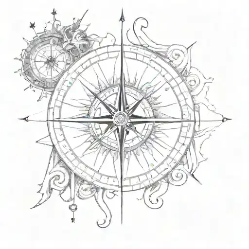 Not All Who Wonder Is Lost Compass Surrounded