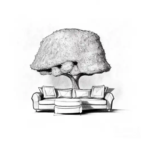 Sofa Under A Tree