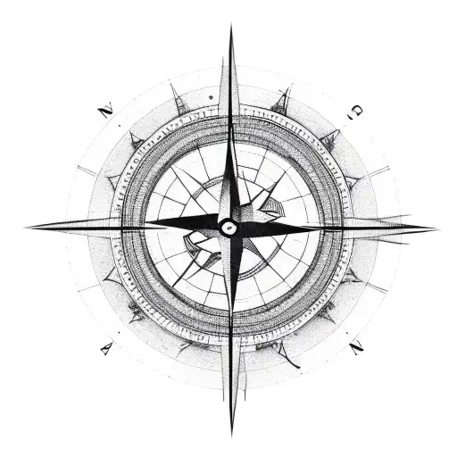 Half Compass Half Watch Combined Together