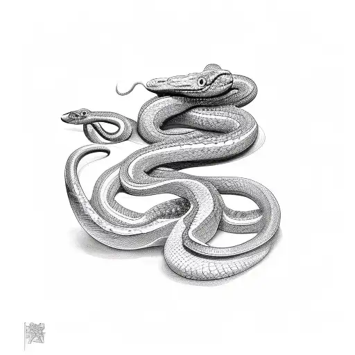 Snake Eating Its Tail