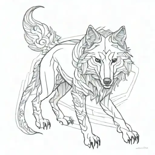 Iranian Historical Wolf