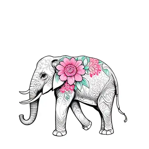 Flowers Elephant