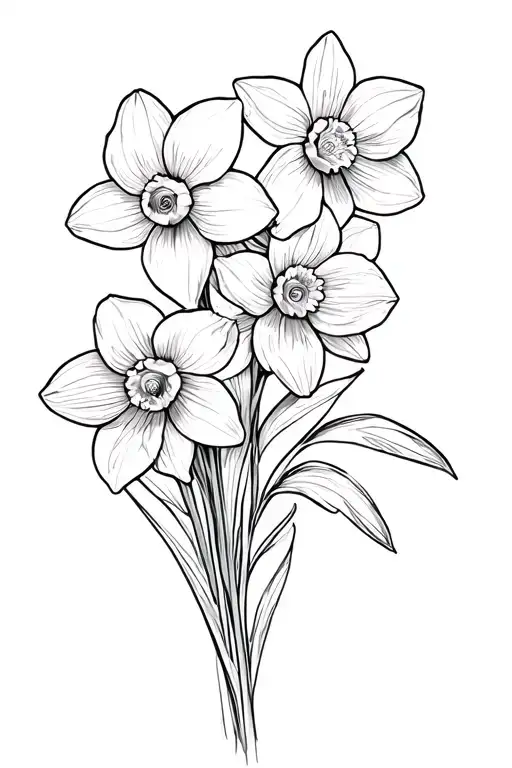 Daffodil And Cosmo Bouquet