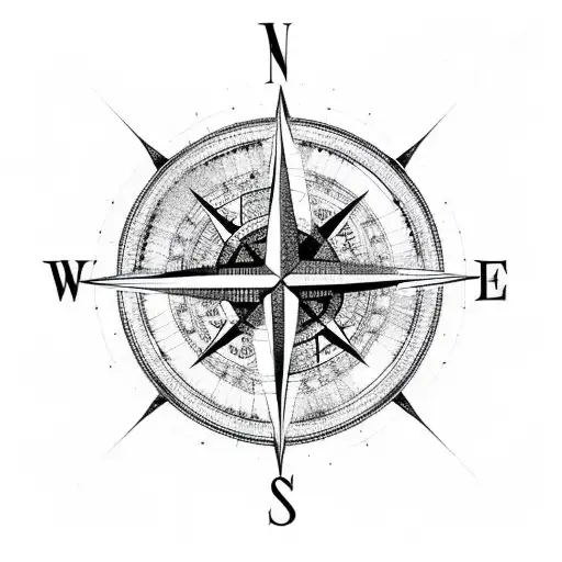 Compass With Arrow