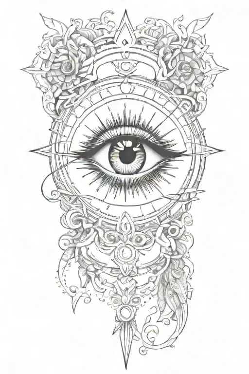 Eye And Gratitude Symbol