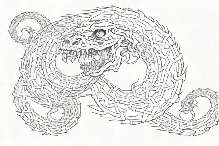 Ouroboros Skeleton