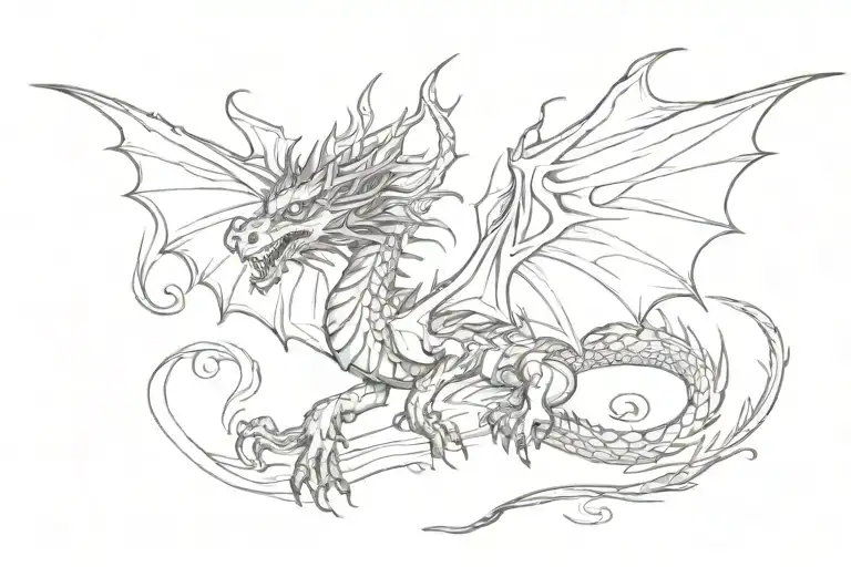 Dragon With Wings