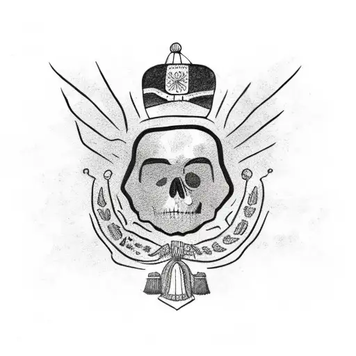 Mexican Flag With Passing Of A Loved One