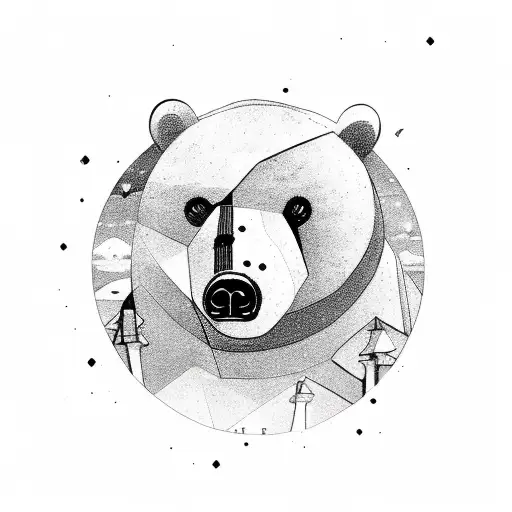 Bear With An Universe Around