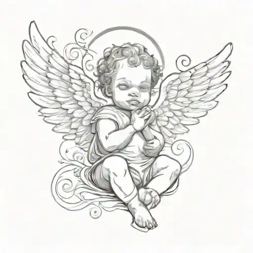 Black Baby Angel