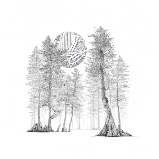 Armband Forest With Sunset