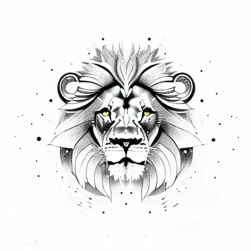 Lion With Universe