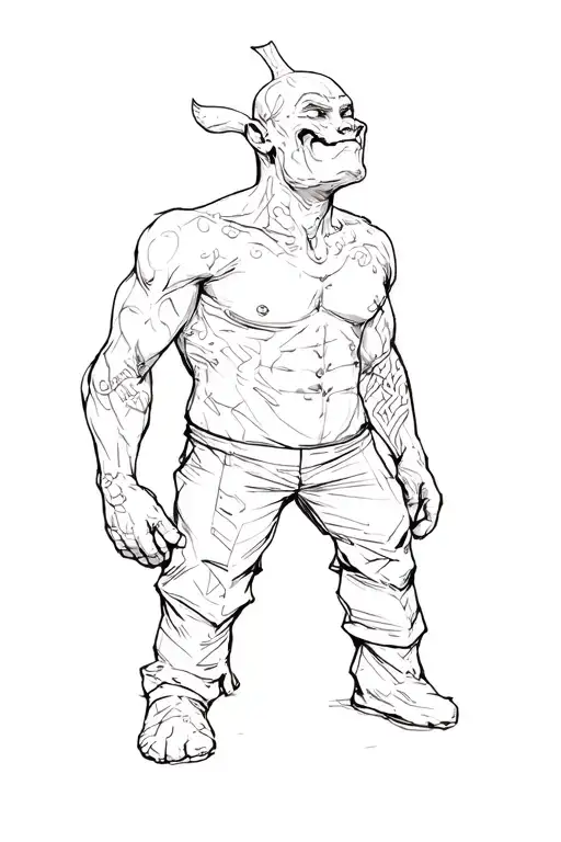 Funny Character Shaped Like