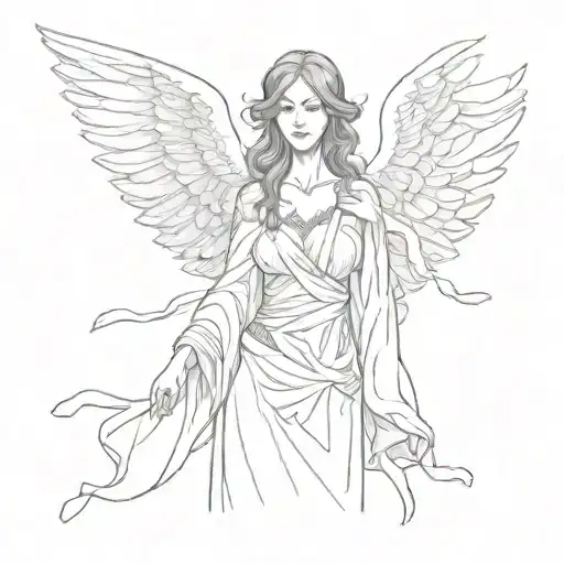 Female Angel Robe Mother