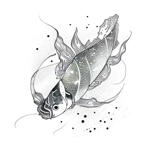 Galaxy Koi Fish
