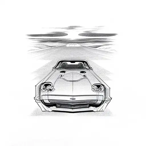 American Muscle Car Driving Towards Me With Only One Headlight Working