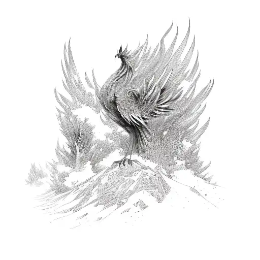 Phoenix On A Mountain