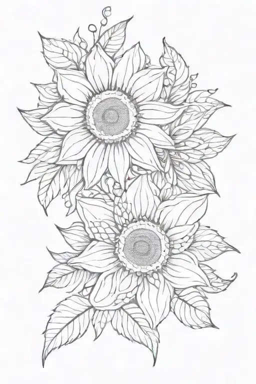 Sunshine Flowers An Bolder Line Work