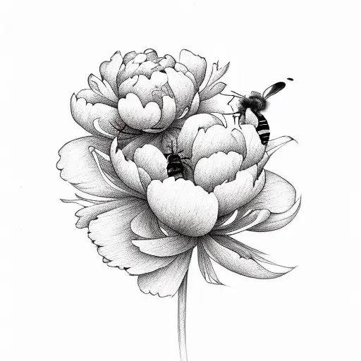 Peony And The Bee
